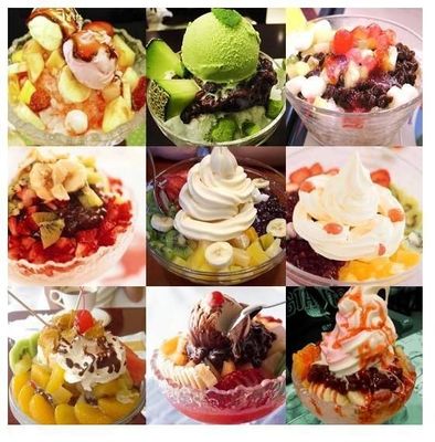 멘고 맛 부드러운 서비스 아이스크림 파우더 아시아 남미 아프리카 중동